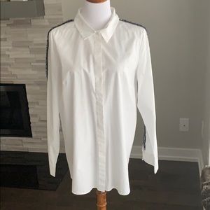 Zara Trf collection white shirt!